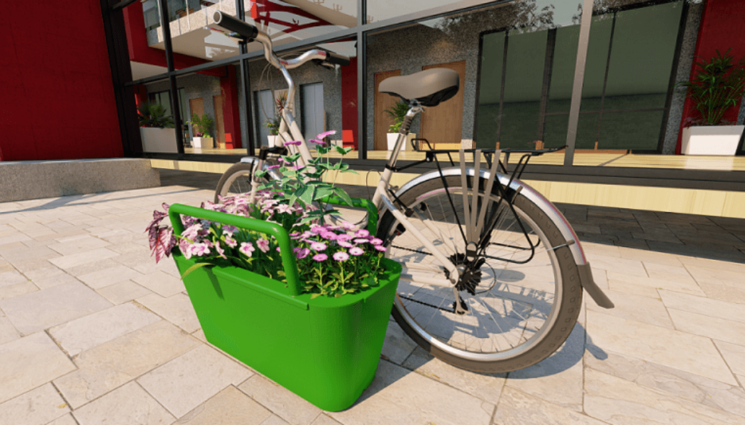 appui vélo Tulipe Nielsen Concept mobilités