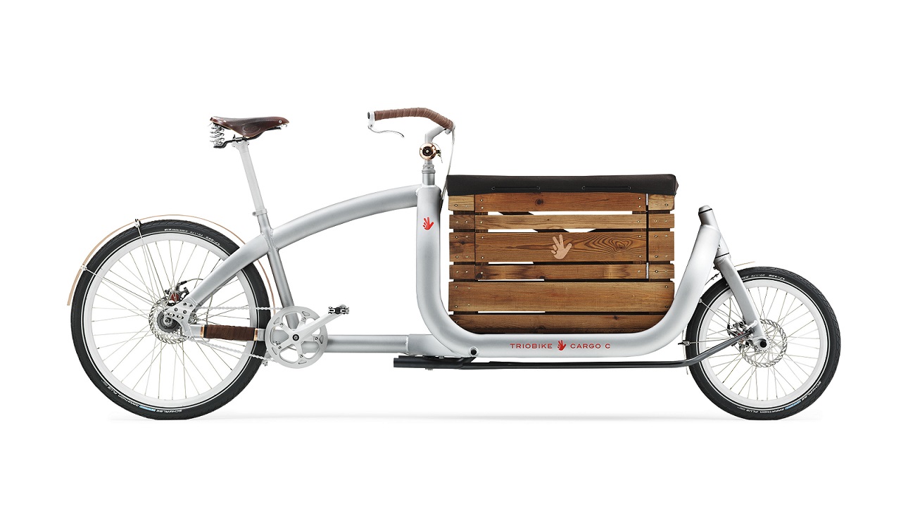 vélo cargo triobike avec caisse